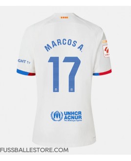Günstige Barcelona Marcos Alonso #17 Auswärtstrikot 2023-24 Kurzarm